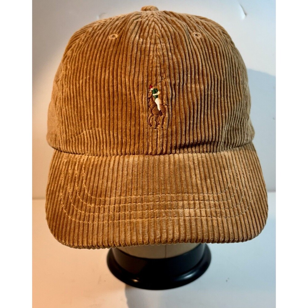 Polo Ralph Lauren Men’s Brown Baseball Cap Adjustable One Size Multicolor Pony
